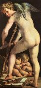 Girolamo Parmigianino Cupid Carving his Bow Sweden oil painting reproduction